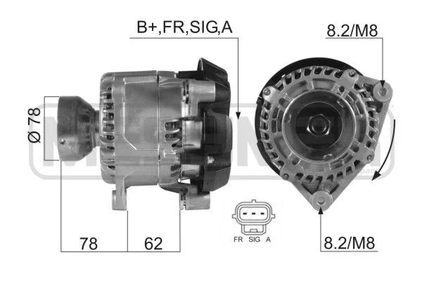 Alternator ERA 210366A