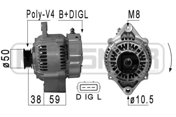 Alternator ERA 210888A