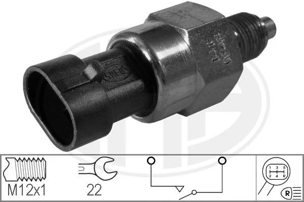 Stikalo, lučka za vzvratno vožnjo ERA 330260