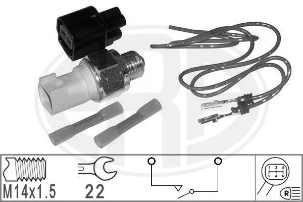 Switch, reverse light ERA 330775