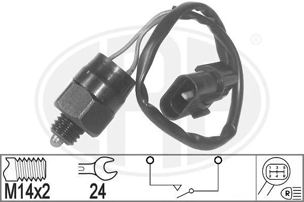 Stikalo, lučka za vzvratno vožnjo ERA 330890