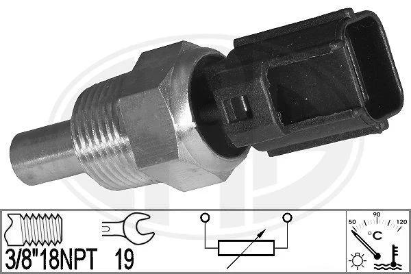 Sensor, coolant temperature ERA 331050