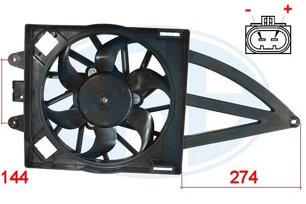 Ventilator, hlajenje motorja ERA 352003