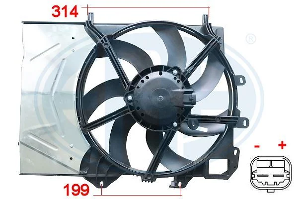 Fan, engine cooling ERA 352043