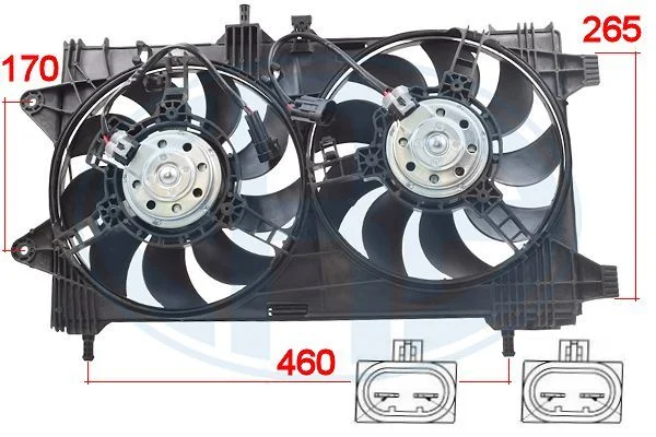 Ventilator, hlajenje motorja ERA 352076
