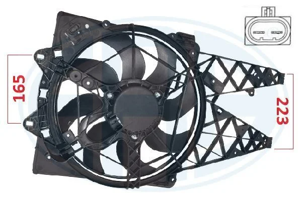 Ventilator, hlajenje motorja ERA 352093
