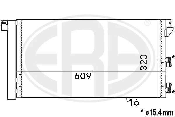 Kondenzator, klimatska naprava ERA 667001