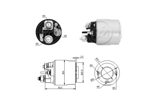 Solenoid Switch, starter ERA ZM2494