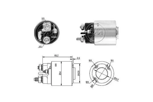 Solenoid Switch, starter ERA ZM3497
