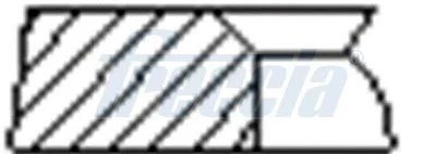 Komplet batnih obročev FRECCIA FR10-079300