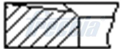 Piston Ring Set FRECCIA FR10-376500