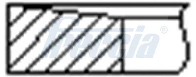Piston Ring Set FRECCIA FR10-384900