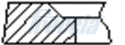 Komplet batnih obročev FRECCIA FR10-500900