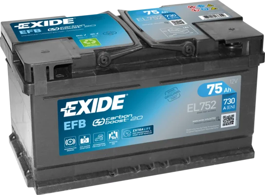Starter Battery EXIDE EL752