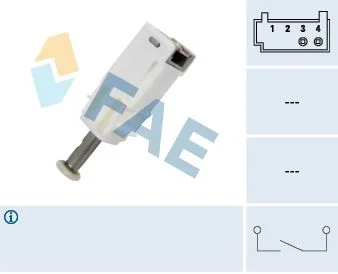 Stikalo, upravljanje sklopke (tempomat) FAE 24791