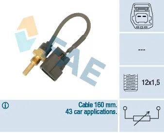 Senzor, temperatura hladilne tekočine FAE 32425