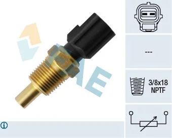 Sensor, coolant temperature FAE 33755
