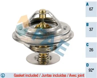 Thermostat, coolant FAE 5302692