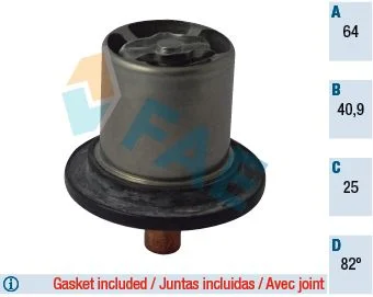 Thermostat, coolant FAE 5331082