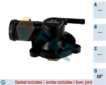 Thermostat, coolant FAE 5351988
