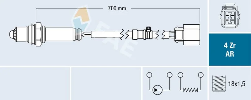 Oxygen Sensor FAE 75609