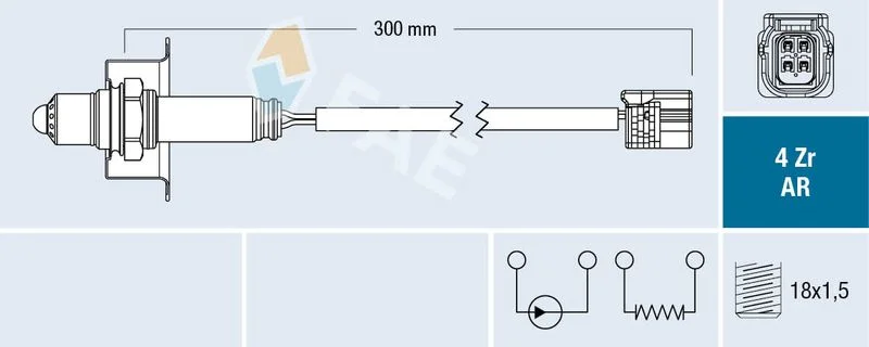 Oxygen Sensor FAE 75622