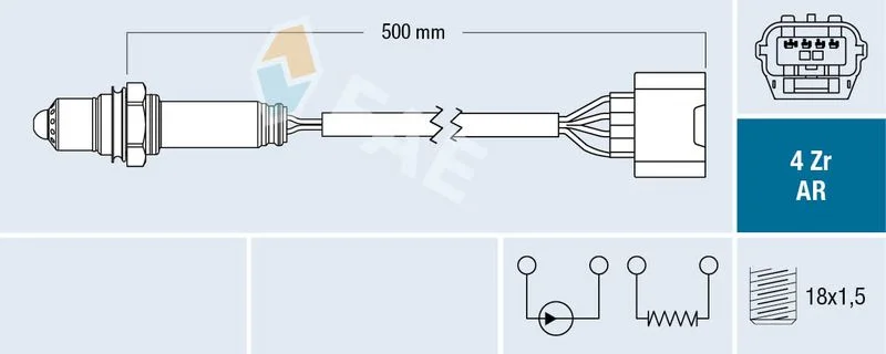 Oxygen Sensor FAE 75633