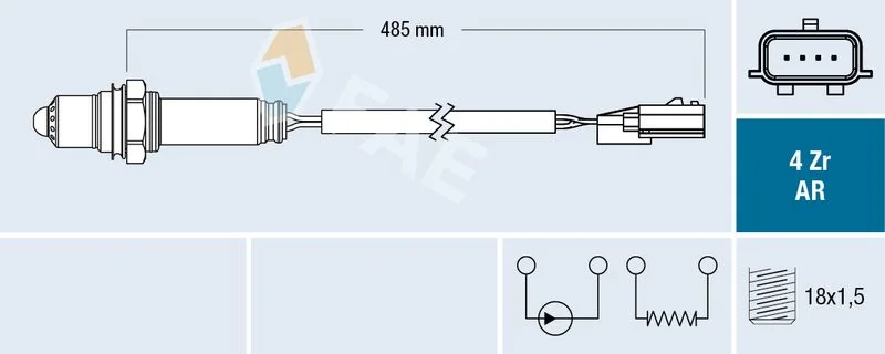 Oxygen Sensor FAE 75634