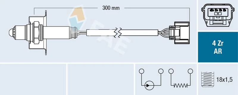 Oxygen Sensor FAE 75642