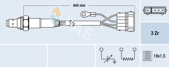 Oxygen Sensor FAE 77112