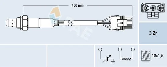 Oxygen Sensor FAE 77117