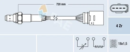 Oxygen Sensor FAE 77139