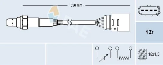 Oxygen Sensor FAE 77150