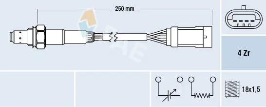Oxygen Sensor FAE 77151