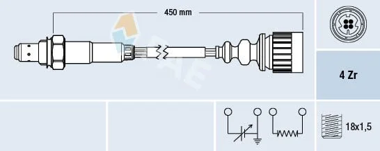 Oxygen Sensor FAE 77367