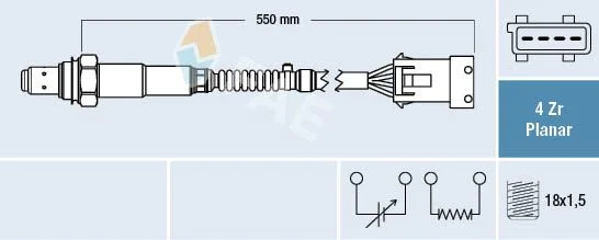 Oxygen Sensor FAE 77410