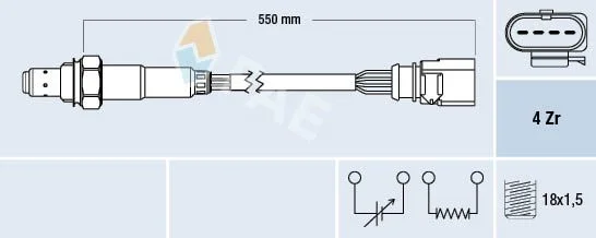 Oxygen Sensor FAE 77439