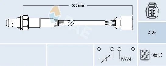 Oxygen Sensor FAE 77473