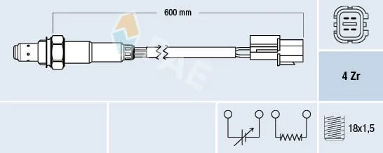 Oxygen Sensor FAE 77477