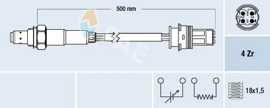 Oxygen Sensor FAE 77504