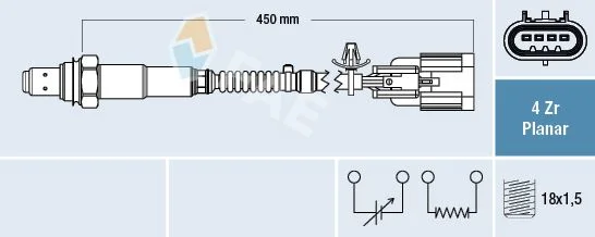 Oxygen Sensor FAE 77662