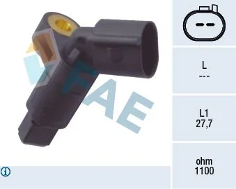 Senzor, hitrost kolesa FAE 78008