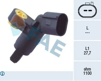 Senzor, hitrost kolesa FAE 78020