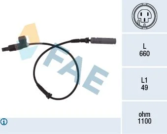 Senzor, hitrost kolesa FAE 78023