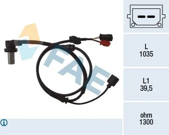 Senzor, hitrost kolesa FAE 78059