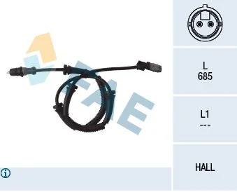 Senzor, hitrost kolesa FAE 78095