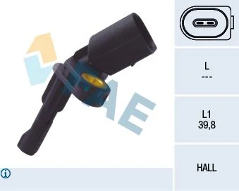 Senzor, hitrost kolesa FAE 78101