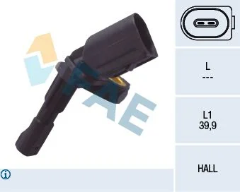 Senzor, hitrost kolesa FAE 78102