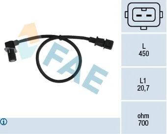 Sensor, crankshaft pulse FAE 79012