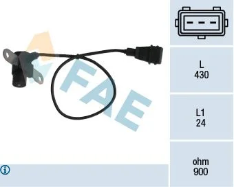 Sensor, crankshaft pulse FAE 79032